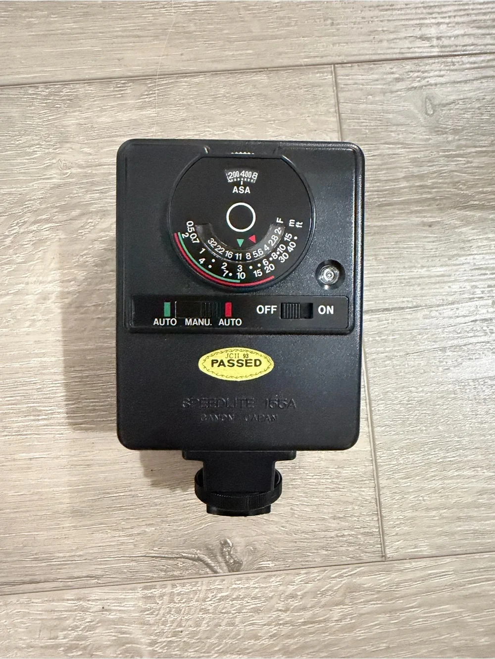 Canon Speedlite 155A Vintage Camera Flash with Case